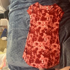 Pink and Red No Boundaries Dress. US Size Large